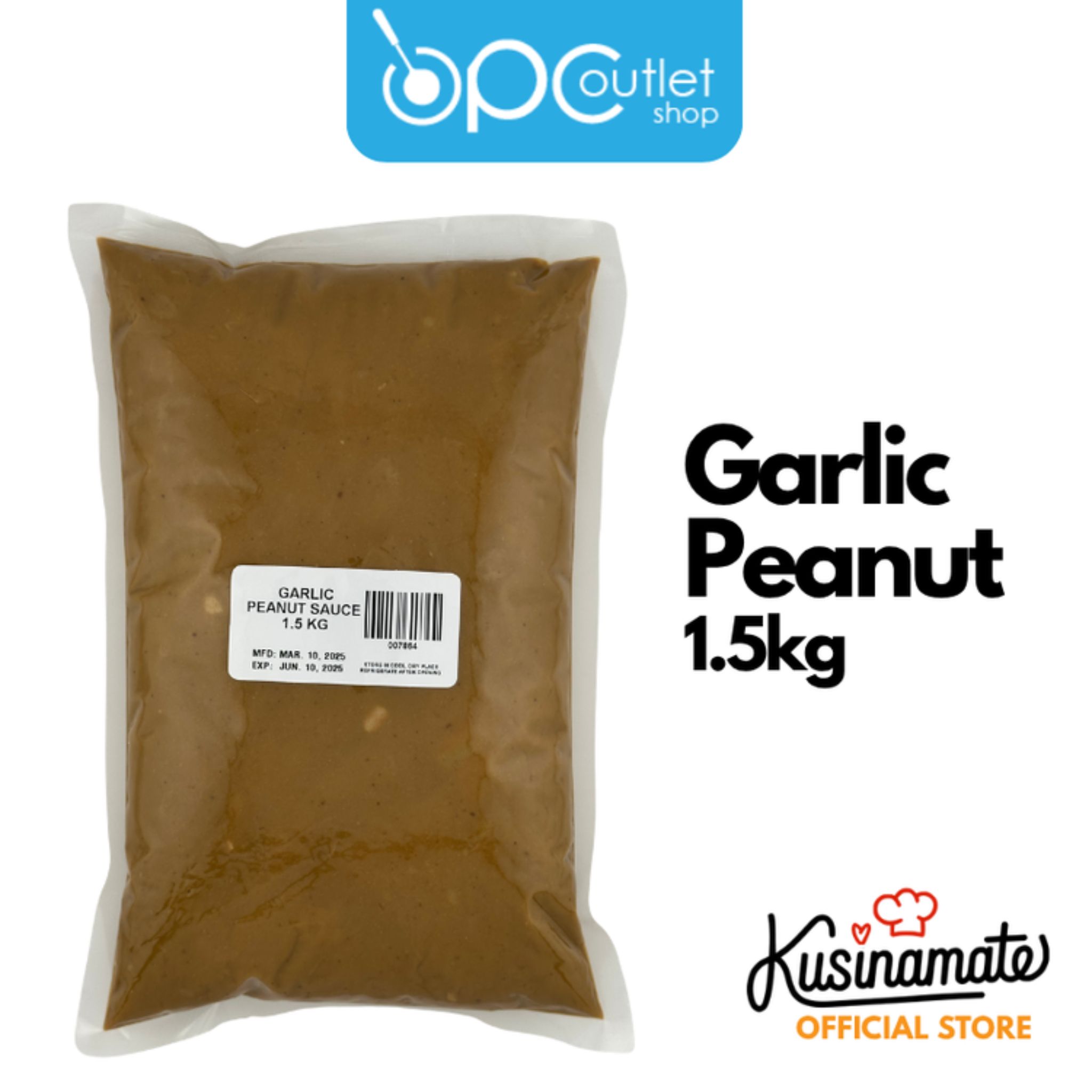 Kusinamate Garlic Peanut Sauce 1.5L
